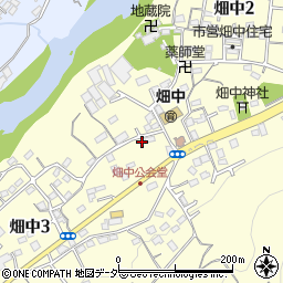 東京都青梅市畑中3丁目536周辺の地図