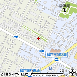 千葉県松戸市胡録台166-1周辺の地図