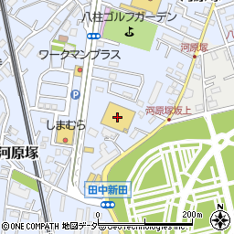 ケーズデンキ松戸八柱店周辺の地図