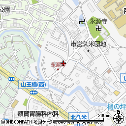 埼玉県所沢市久米1372-19周辺の地図