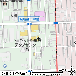 千葉県松戸市松飛台325周辺の地図