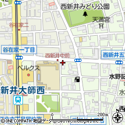 タックルベリー西新井店周辺の地図