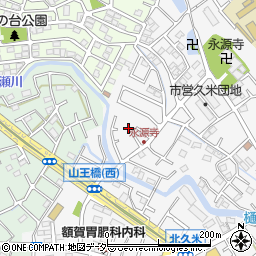 埼玉県所沢市久米1380-11周辺の地図