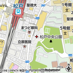 ライオンズステーションタワー松戸周辺の地図