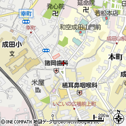 株式会社杉養蜂園　成田山店周辺の地図