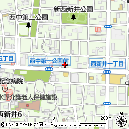 城北信用金庫西新井支店周辺の地図