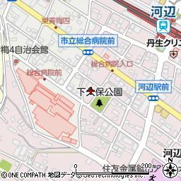 東京都青梅市河辺町4丁目5周辺の地図