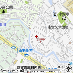 埼玉県所沢市久米1379-8周辺の地図