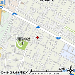 千葉県松戸市胡録台210周辺の地図
