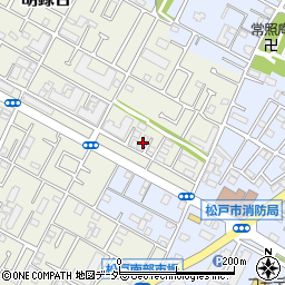 千葉県松戸市胡録台169周辺の地図