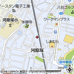 千葉県松戸市河原塚周辺の地図