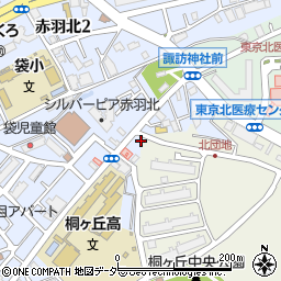 東京都北区赤羽北3丁目4-9周辺の地図