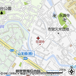 埼玉県所沢市久米1379-7周辺の地図
