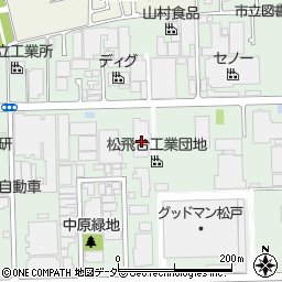 武藤化学株式会社　松戸研究所周辺の地図