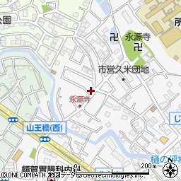 埼玉県所沢市久米1372-67周辺の地図