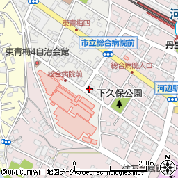 アイン薬局青梅東店周辺の地図
