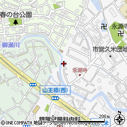 埼玉県所沢市久米1381-46周辺の地図