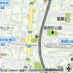 東京都足立区栗原4丁目1周辺の地図