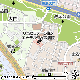 東京都板橋区四葉2丁目21周辺の地図