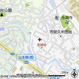 埼玉県所沢市久米1372-23周辺の地図