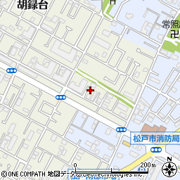 千葉県松戸市胡録台170周辺の地図