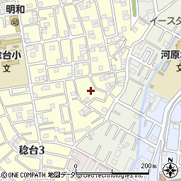 千葉県松戸市稔台3丁目10周辺の地図