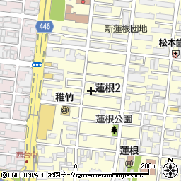 東京都板橋区蓮根2丁目周辺の地図
