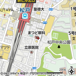 お菓子工房ポニー 松戸駅前店周辺の地図