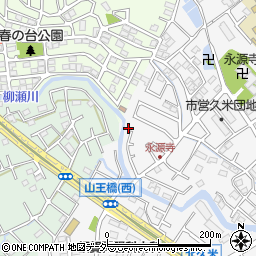 埼玉県所沢市久米1381-47周辺の地図