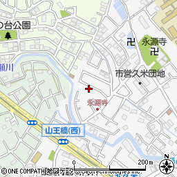 埼玉県所沢市久米1372-25周辺の地図