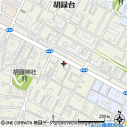 千葉県松戸市胡録台209周辺の地図