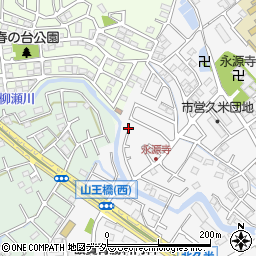 埼玉県所沢市久米1372-31周辺の地図