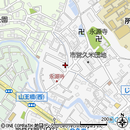埼玉県所沢市久米1372-47周辺の地図