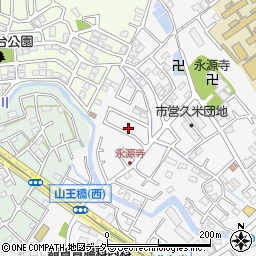 埼玉県所沢市久米1372-62周辺の地図