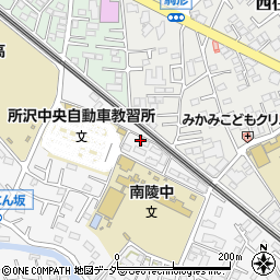 埼玉県所沢市久米1494-1周辺の地図