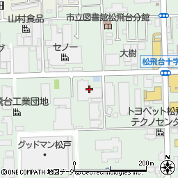 ソノコム松戸工場周辺の地図