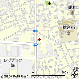 千葉県松戸市稔台3丁目4周辺の地図
