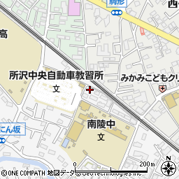 埼玉県所沢市久米1493-6周辺の地図