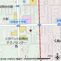 千葉県松戸市松飛台267-17周辺の地図