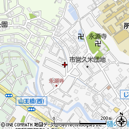 埼玉県所沢市久米1372-46周辺の地図