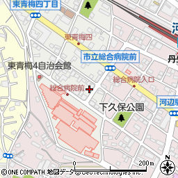 西多摩薬剤師会事務局周辺の地図