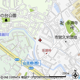 埼玉県所沢市久米1372-58周辺の地図