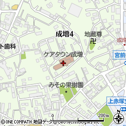 ケアタウン成増周辺の地図