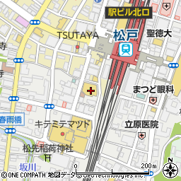 ポポラマーマ松戸西口店周辺の地図
