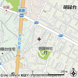 千葉県松戸市胡録台229周辺の地図