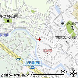 埼玉県所沢市久米1372-33周辺の地図