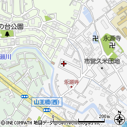 埼玉県所沢市久米1372-56周辺の地図