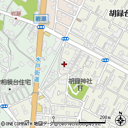 千葉県松戸市胡録台231周辺の地図