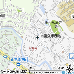 埼玉県所沢市久米1370-2周辺の地図