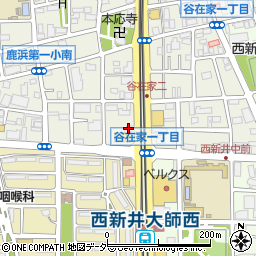 [葬儀場]日本典礼 西新井会館周辺の地図